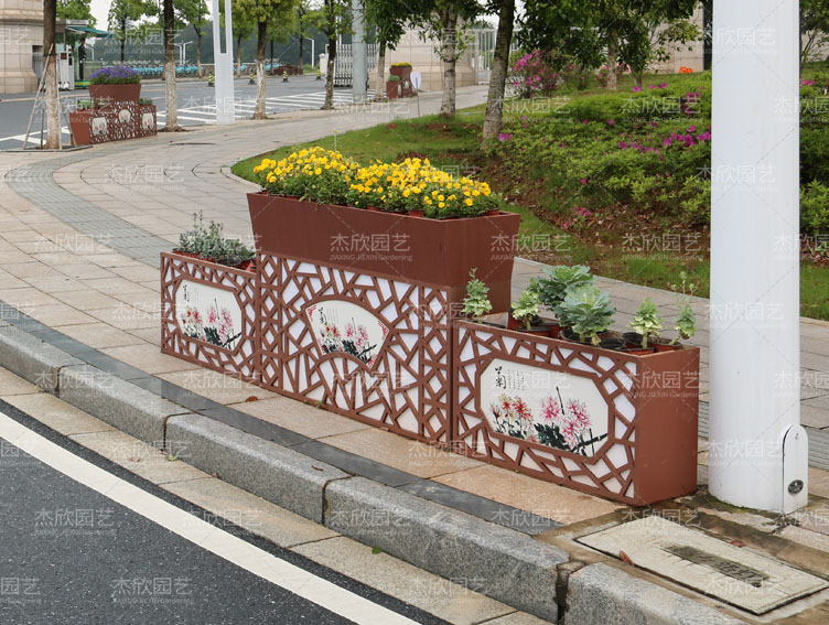 PVC組合花箱防撞嗎？
